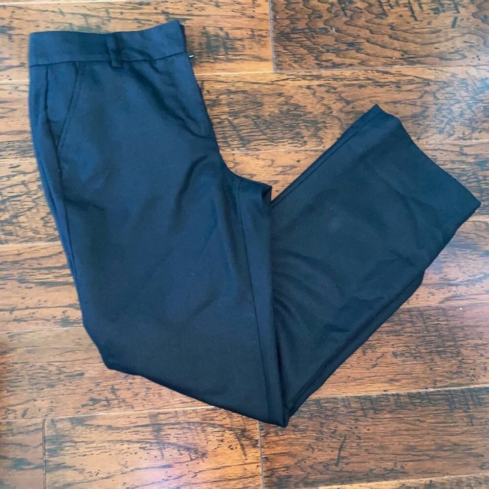 Lands’ End size 12 wool blend black pants